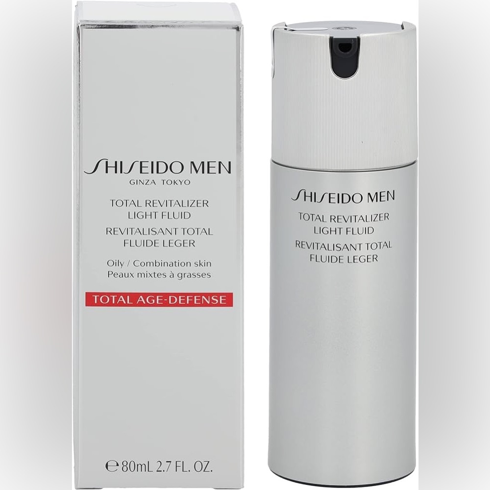 🔥🔥🔥Shiseido Men Total Revitalizer Light Fluid 2.7oz / 80ml🔥🔥🔥